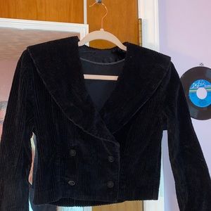 Vintage Corduroy cropped fit blazer